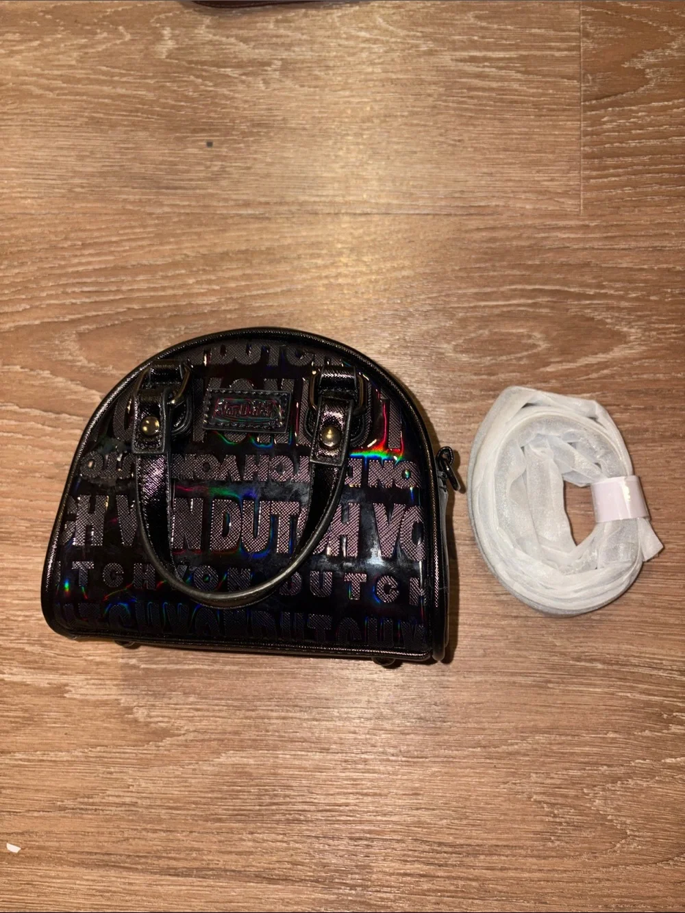 Mini Von Dutch bowling bag with shoulder strap